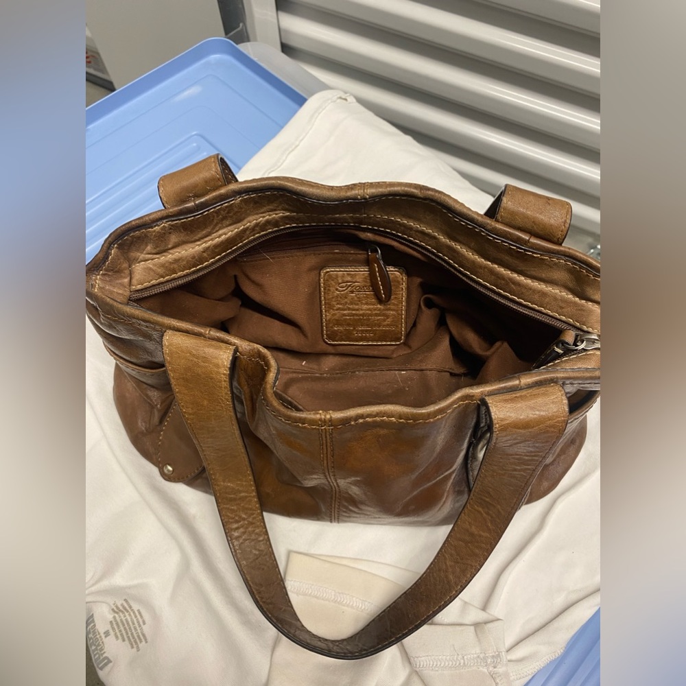 Vintage Fossil Brown Leather purse